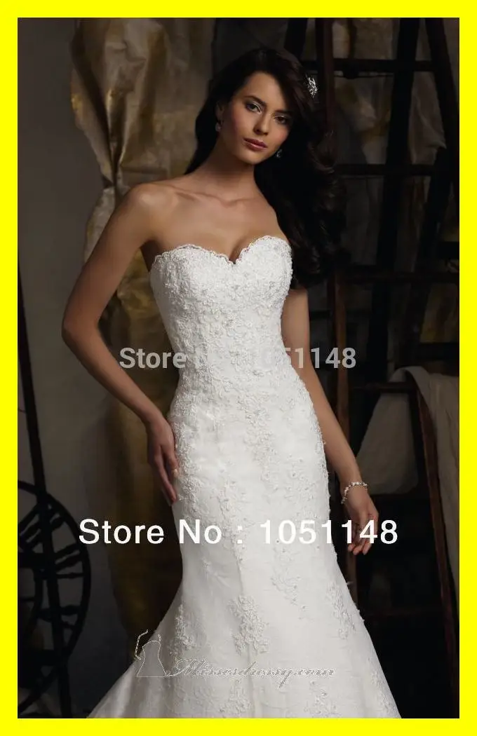 Wedding Reception Dresses Mermaid Floor Length Court Train Pleat