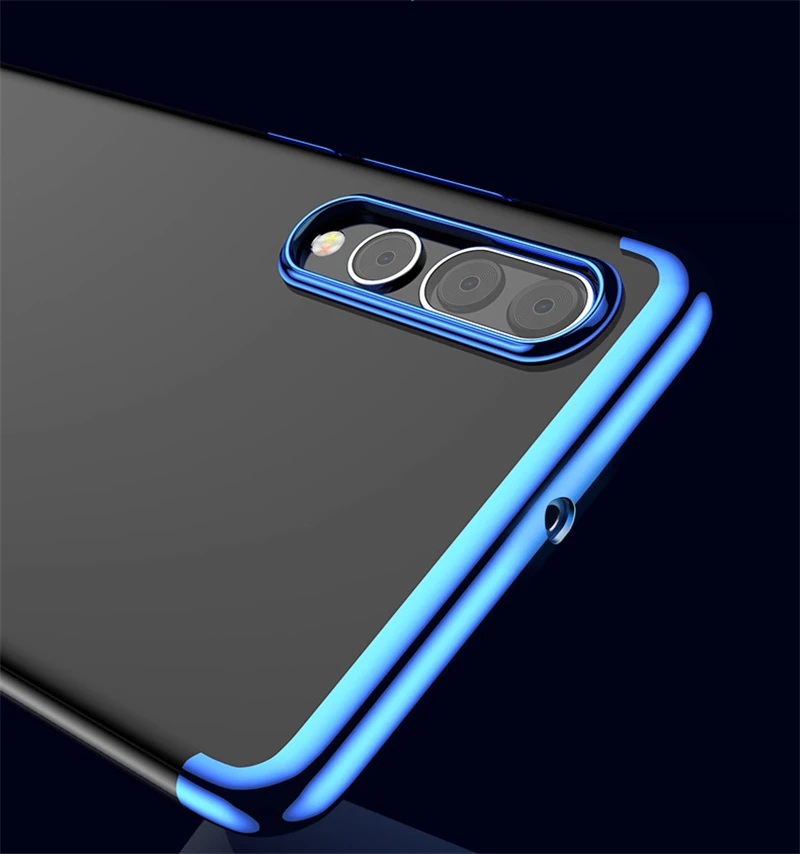 Ultra thin soft TPU Transparent Plating Phone Case For HUAWEI P20 Pro P20 Lite P10 Plus P9 Honor 9 V10 Mate 8 9 10 Pro Cover (4)