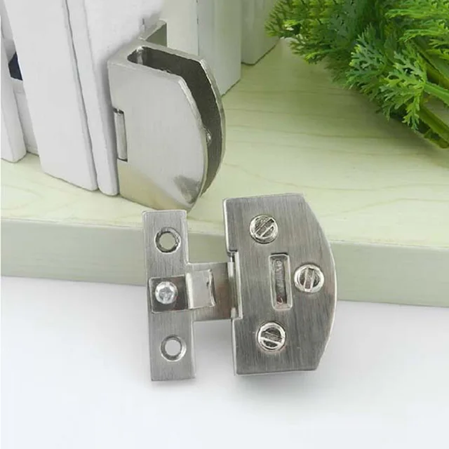 1Piece Glass Hinges Wine Door Hinges Zinc Alloy Glass