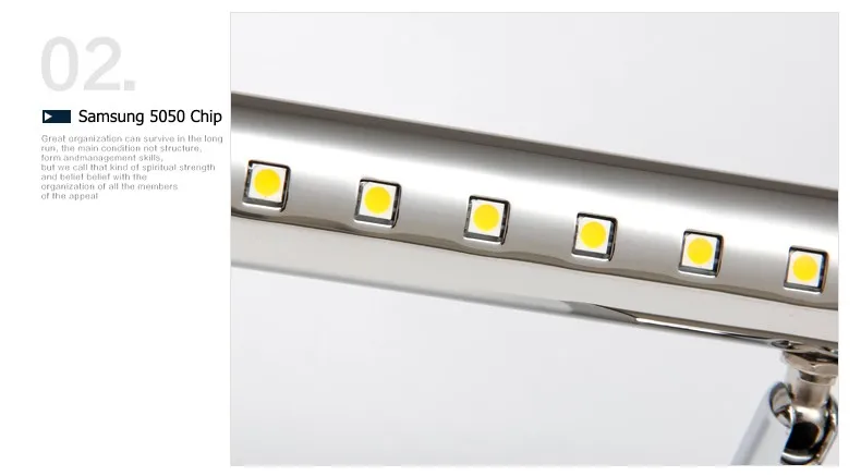 Fashion 3W Bathroom LED Mirror led wall lamp Light SMD5050 Mini Style Warm White LED modern Wall Lamps lampada de led wholesale (11)