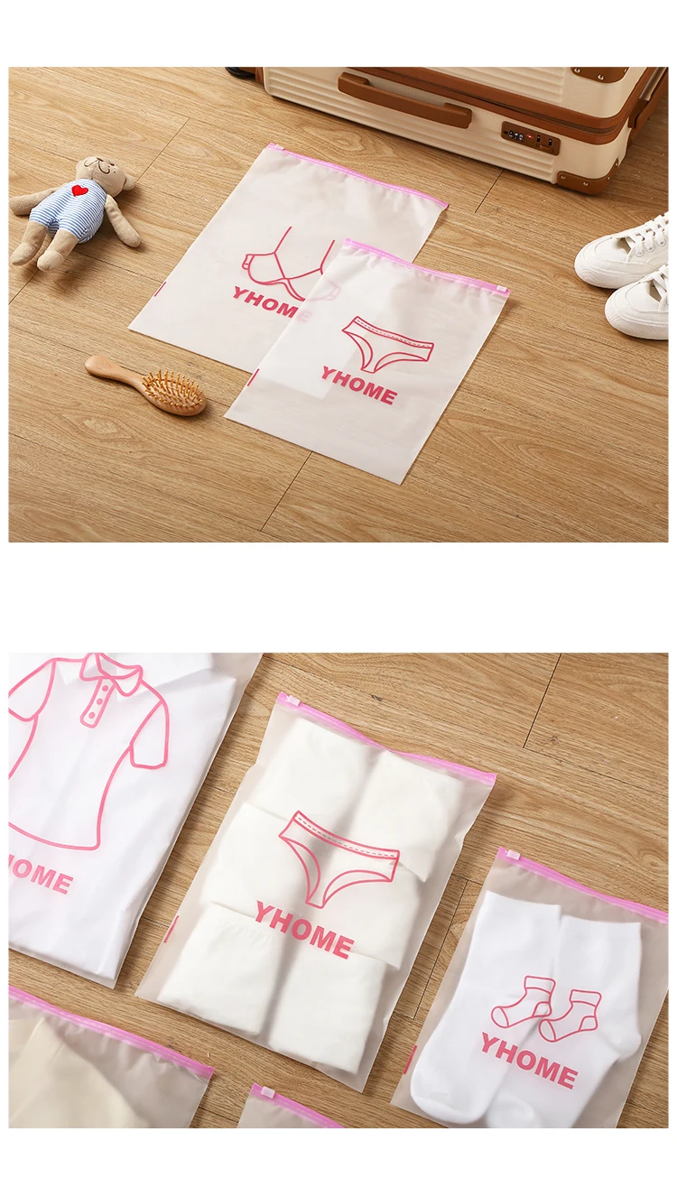 new Fashion Travel Storage Bags Zipper Organizer Bag For Clothing Underwear Socks Shoes Storage Bag Housekeeping