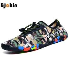 Камуфляжная летняя водонепроницаемая обувь для мужчин, легкая спортивная пляжная обувь, Минималистичная обувь для дайвинга, обувь для верховой езды, носки для пар, Tenis Masculino 46