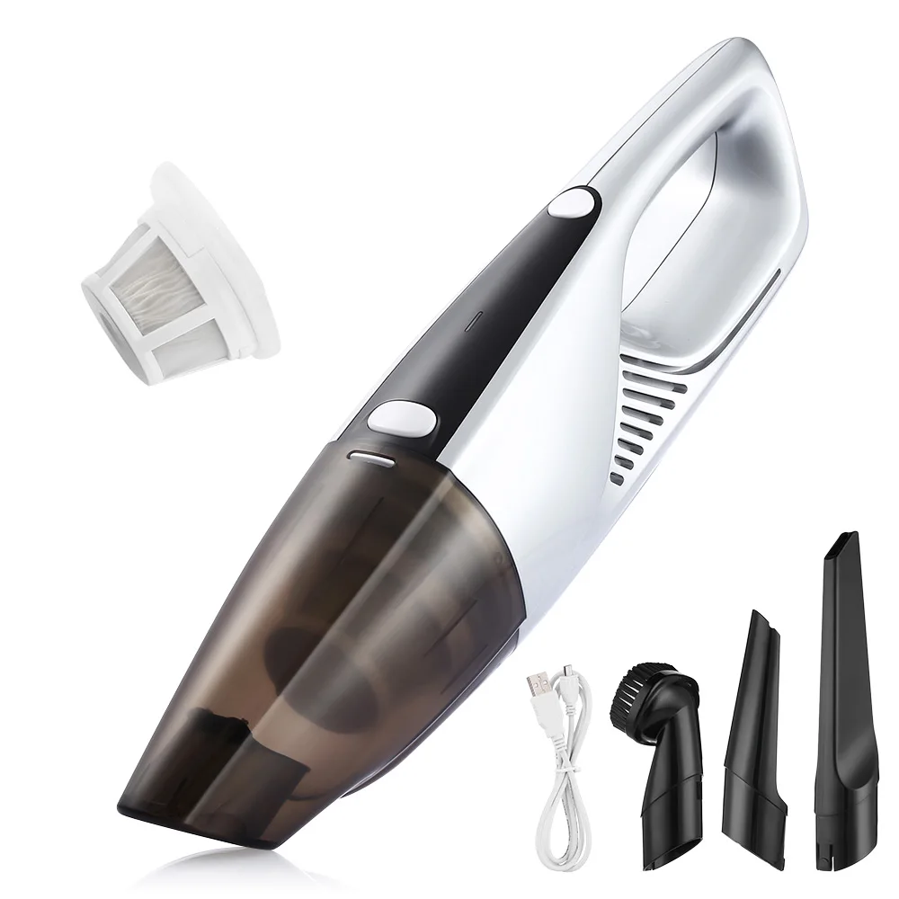 100W FD - PVC - C Powerful USB Charging Hand-held Cordless Vacuum Cleaner Portable Mini Vacuum Cleaner for Home, Car