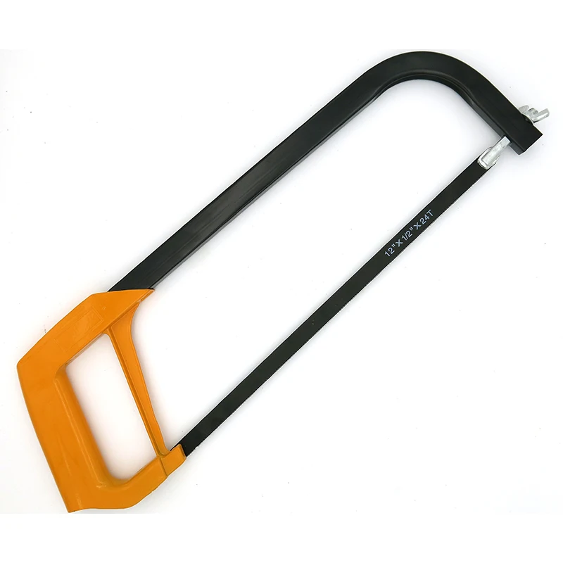 

12 Inch Adjustable Hacksaw Saw Hand Tool with Aluminum Alloy Frame and Comfortable Handle for Cutting Wood Metal Fiber