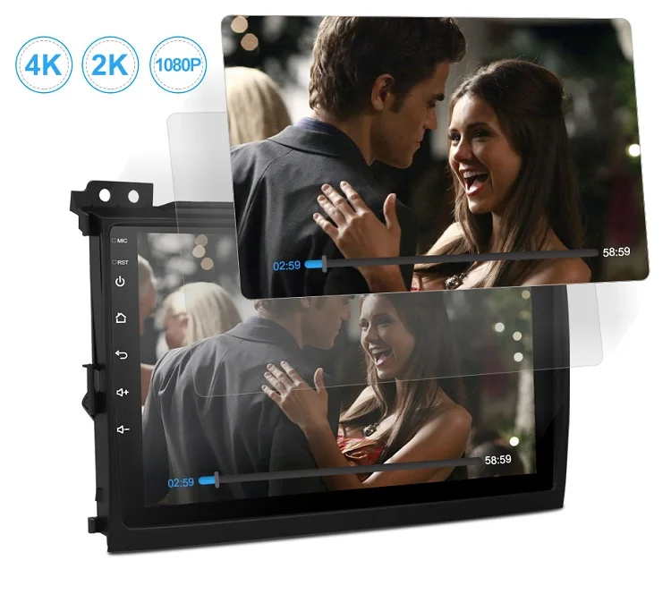 Sale Isudar 1 Din Android 9 DVD Auto Radio For Toyota/Prado 120 2004-2009 Car Multimedia Player Octa Core RAM 4G ROM 64GB GPS DVR DSP 17