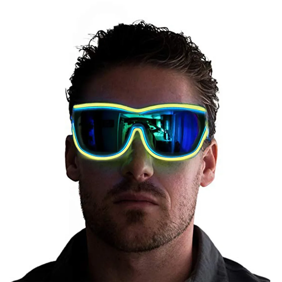 2019 Light up LED glasses men party cycling 100% glasses photochromic sport glasses women oculos ciclismo gafas ciclismo 30J19 (2)