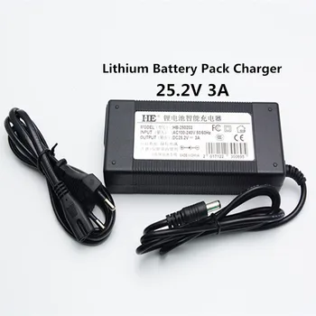 

KingWei Brand New 1pcs UK US UK Plug DC 25.2V 3A AC 100V-240V Converter Adapter Power Supply Charger for 18650 Lithium Battery