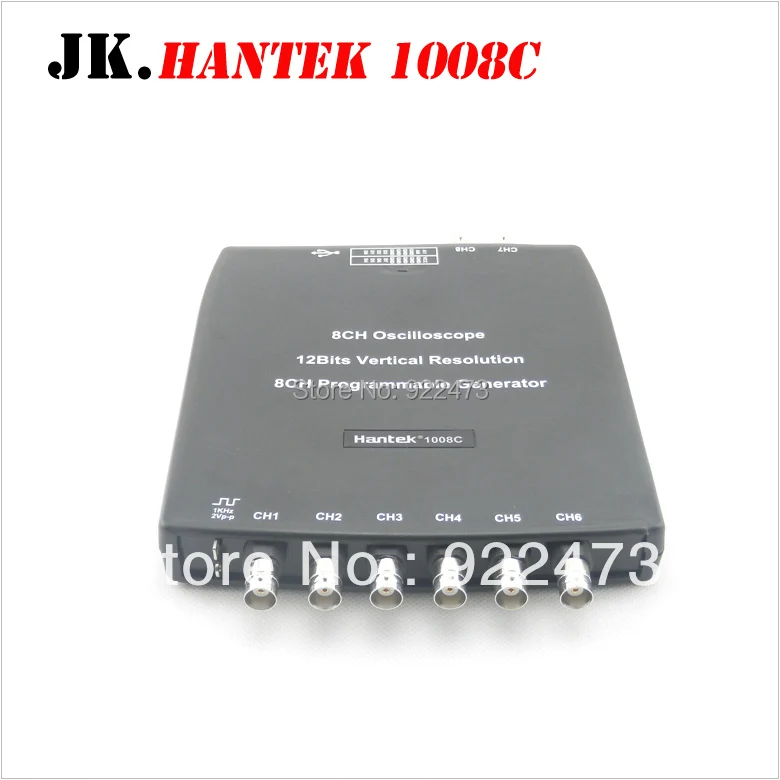 H052 Hantek1008C 8CH USB Авто Scope/DAQ/8CH генератор Автомобильный диагностический осциллограф |