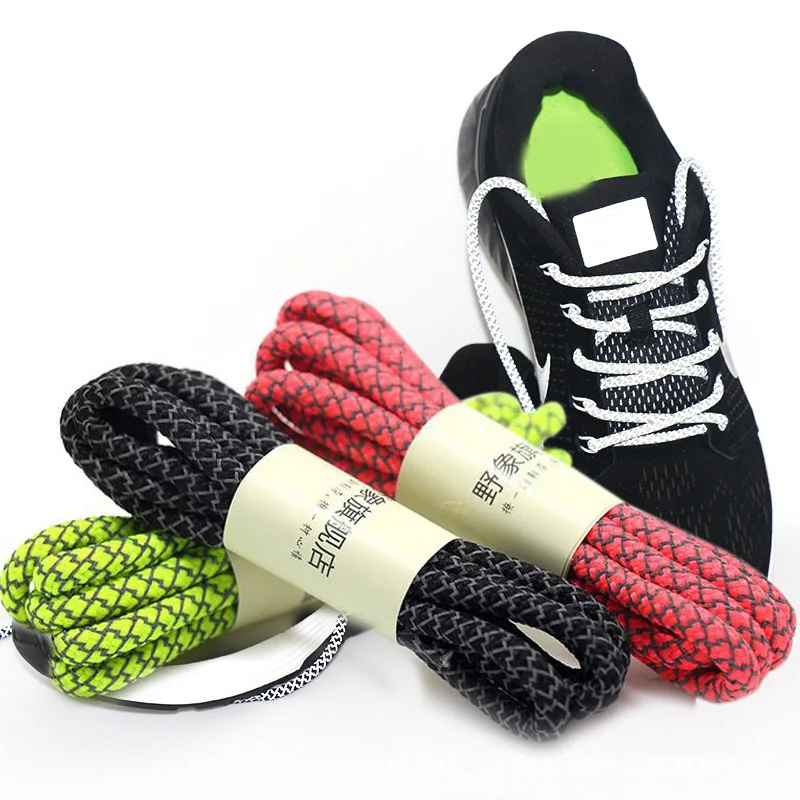 

Shoelaces for Women Men Casual Shoes High Reflective Round Shoelaces for Male Female Sneakers Unisex Special Shoelaces 10 Colors
