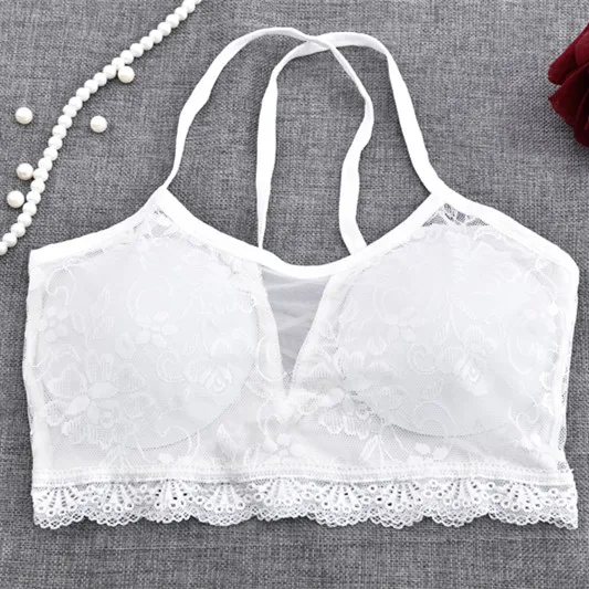 2017 Strap Lace Sexy Women Casual Lace Bralette Padded Bra Stretch