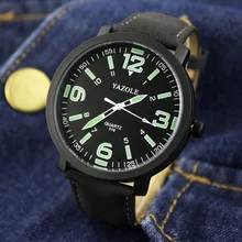 YAZOLE Марка моды пару часов Нержавеющая сталь Водонепроницаемый календарь Relogio Masculino Relojes Для мужчин часы Наручные часы saat