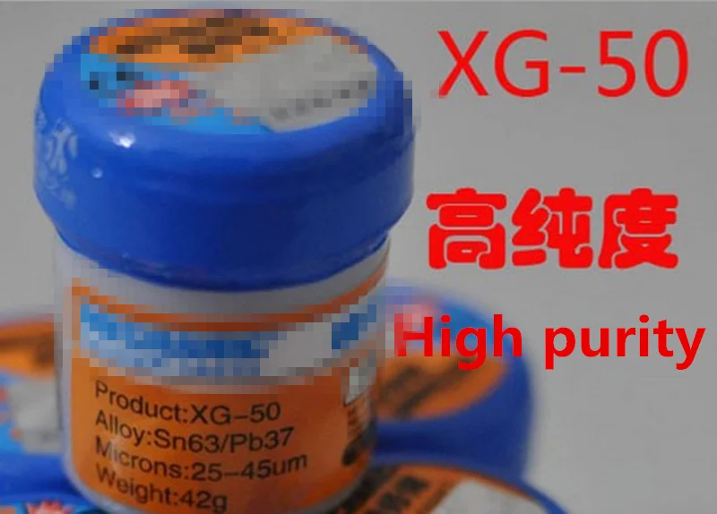 Reparing Solder Soldering Paste XG-50 (XG-500) 42g Sn63/Pb37 25-45um | Электронные компоненты и принадлежности