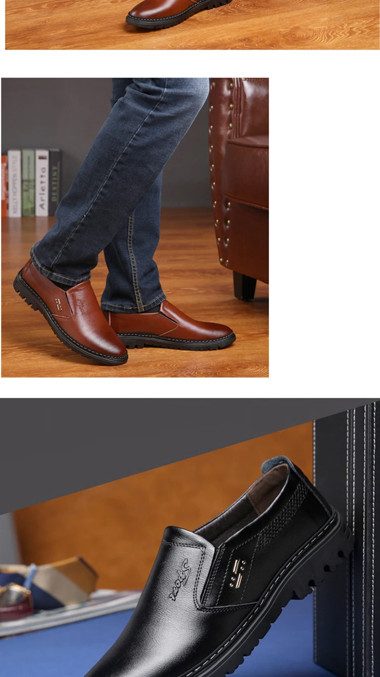 BUVAZIK/мужская повседневная обувь, кожаная обувь, мужские модные мокасины, мужские лоферы, повседневная обувь, Zapatos De Hombre