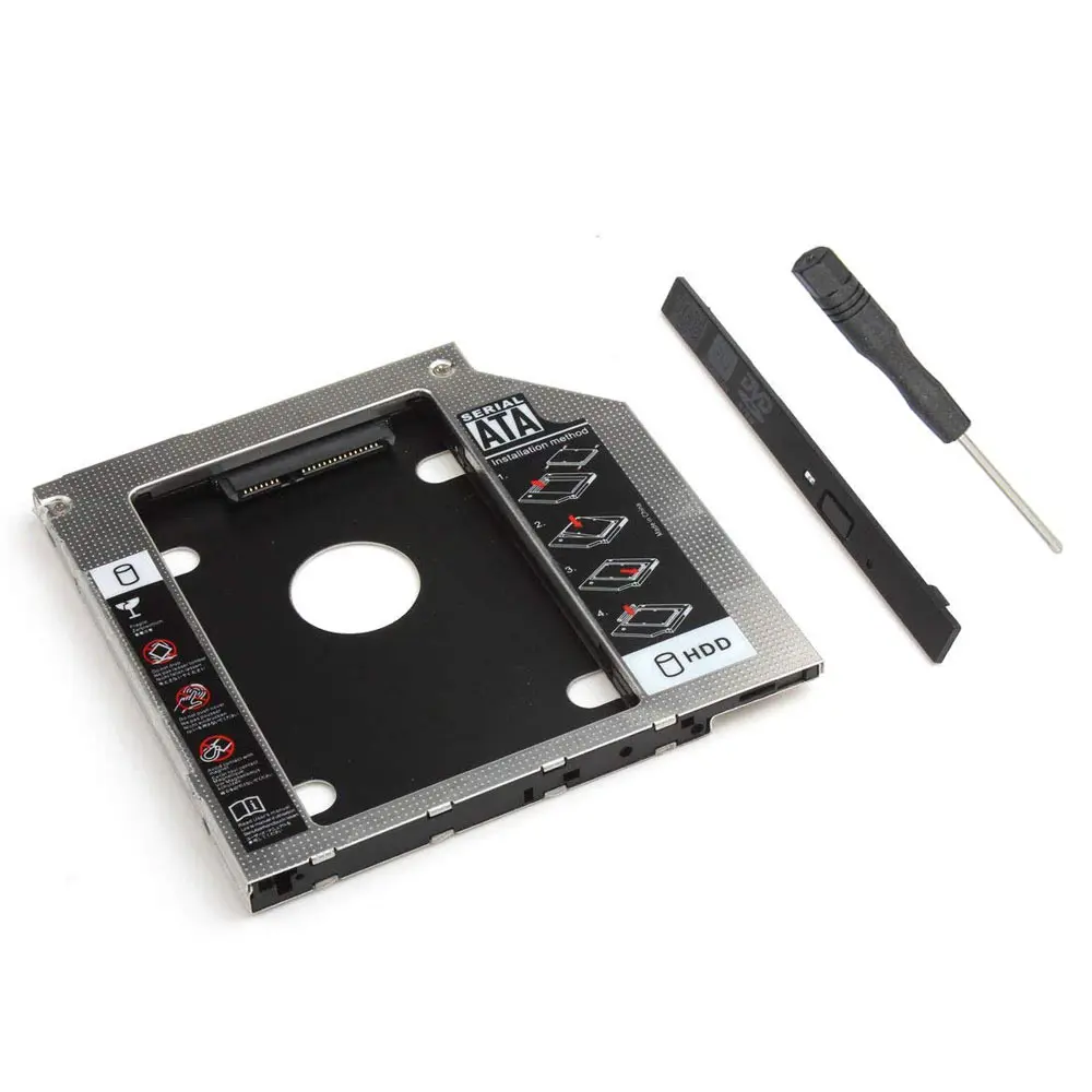 Корпус для второго жесткого диска Ingelon Caddy optibay DVD SSD универсальный ноутбук