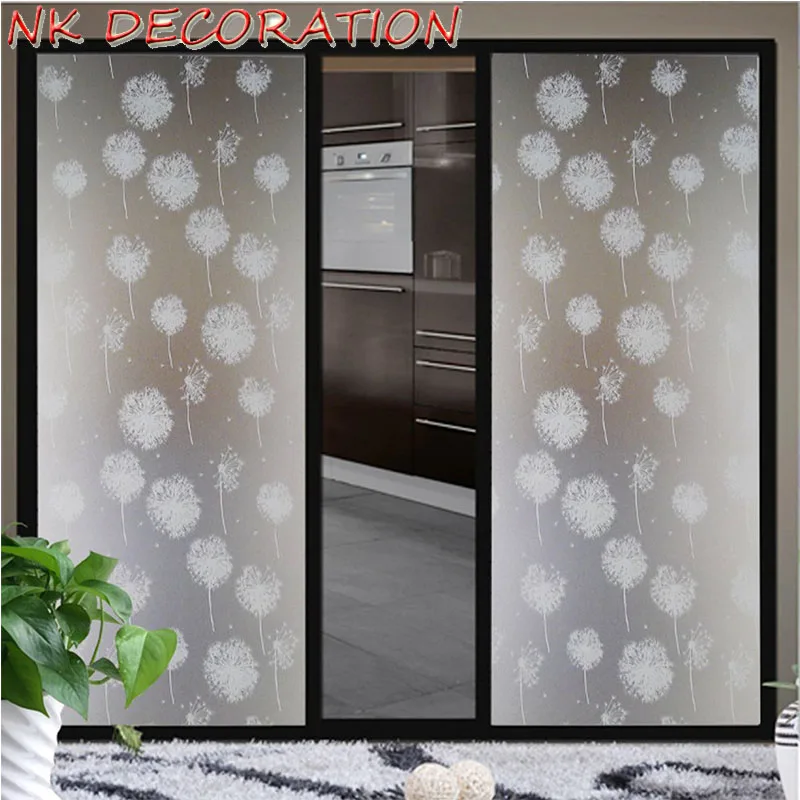 

Waterproof Privacy Self Adhesive Bathroom Window Stickers Static Glass Film Window Sticker For Bedroom Office Home Decorative