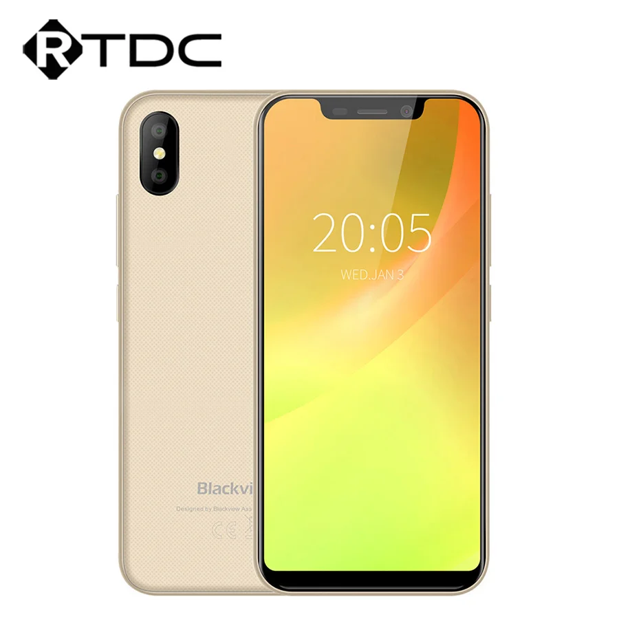 Blackview A30 2 Гб ОЗУ 16 ПЗУ 5 &quot19:9 дисплей полный экран MT6580A четырехъядерный 8 Мп Android 1 3G