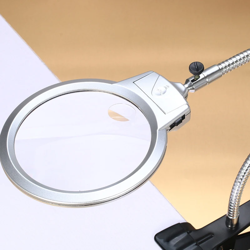 LED light clip-on hose magnifier7