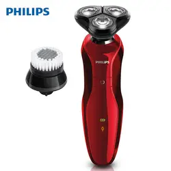 Philips Многофункциональный электробритва YS1107/50 2D Click & Стиль кнопки 2-в-1 сухого и мокрого душа Для мужчин бритвы машина 100-240 V