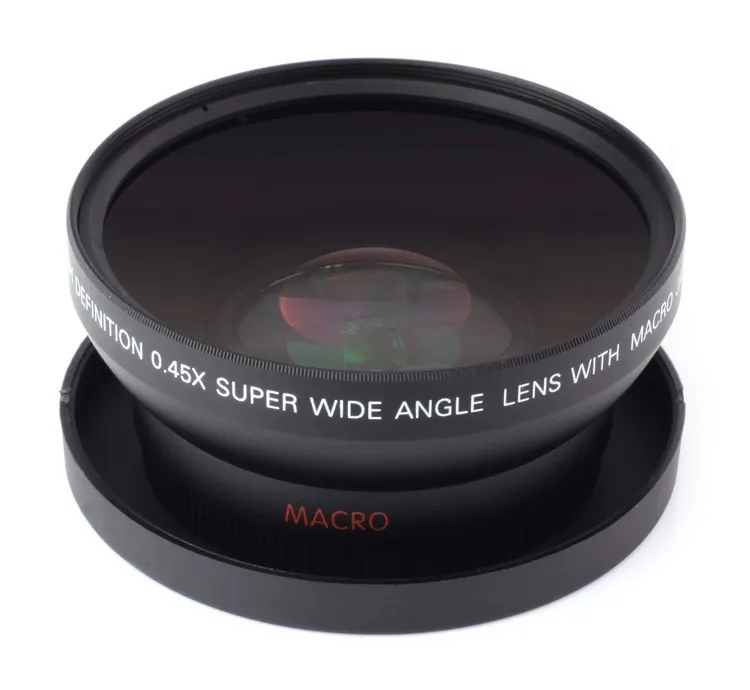 67 мм 0.45x 0.43X супер широкоугольный объектив и макрообъектив преобразования 82 мм передняя резьба для Canon Nikon sony DSLR камеры