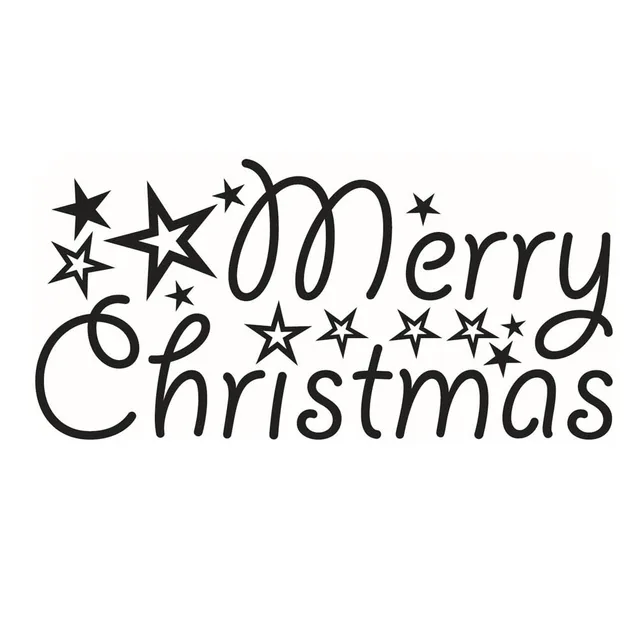 merry christmas words stars festival home family party decor wall sticker window door decoration stickers - Merry Christmas Words merry christmas words stars festival home family party decor wall sticker window door decoration stickers - Merry Christmas Words