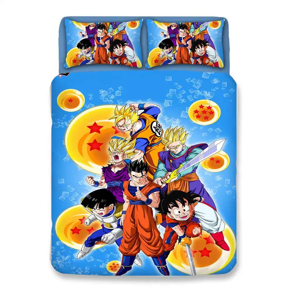 Japanese Cartoon Dragon Ball Bedding Us Twin Full Queen King Uk