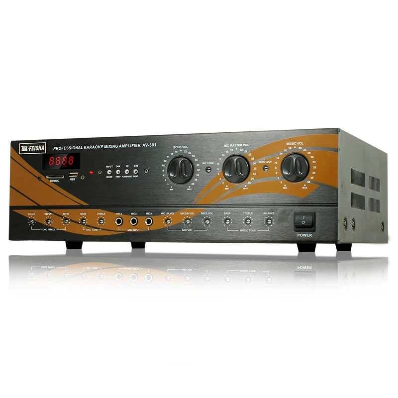 2017 NEW High Power Home Karaoke Bluetooth Amplifier Professional KTV Amplifier HIFI AV-381 цена 2017 NEW High Power Home Karaoke Bluetooth Amplifier Professional KTV Amplifier HIFI AV-381 цены онлайн