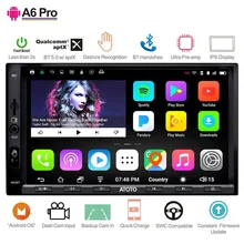ATOTO A6 2 Din Android Car GPS Stereo Player/2x Bluetooth/A6Y2721PRB-G/Hands Gesture Operation /Indash Multimedia Radio/WiFi USB