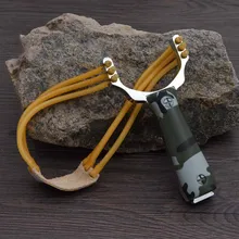 VILEAD Powerful Aluminium Alloy Slingshot Crossbow Hunting Sling Shot Catapult Camouflage Bow Outdoor Camping Travel Kits VILEAD Powerful Aluminium Alloy Slingshot Crossbow Hunting Sling Shot Catapult Camouflage Bow Outdoor Camping Travel Kits