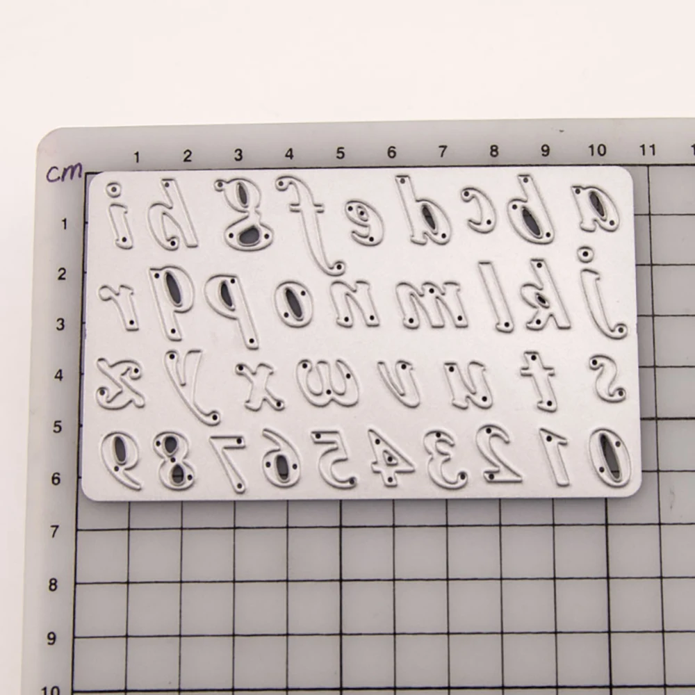 Crafts Metal Alphabet Letters /& Numbers Die Cutter