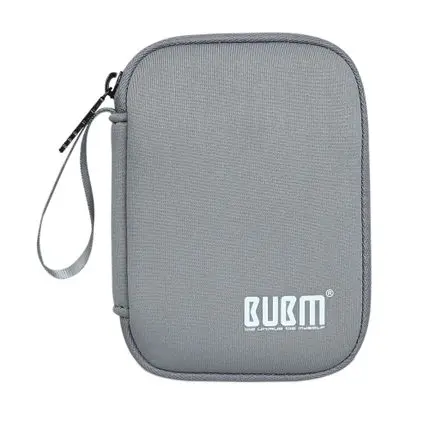 BUBM сумка для ручного мешка портативный жесткий диск сумка многоцветная портативная банковская сумка мягкая сумка для мужчин и женщин универсальная - Цвет: Gray