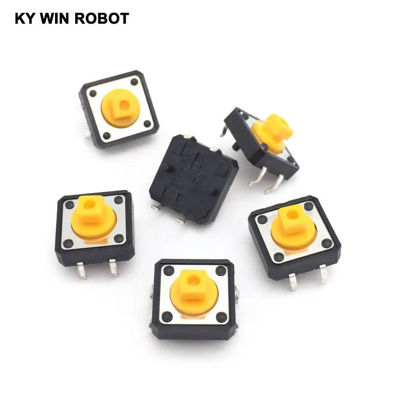 Free Shipping 50pcs-lot B3F-4055 12x12x7.3 mm Tactile Switches Push Button Tact Switch 12*12*7.3 mm