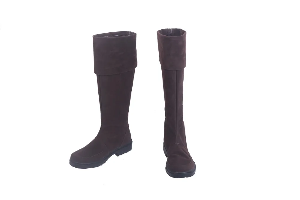FGO FateEXTRA Robin Hood Cosplay Boots Brown Shoes Custom Made Any Size (2)