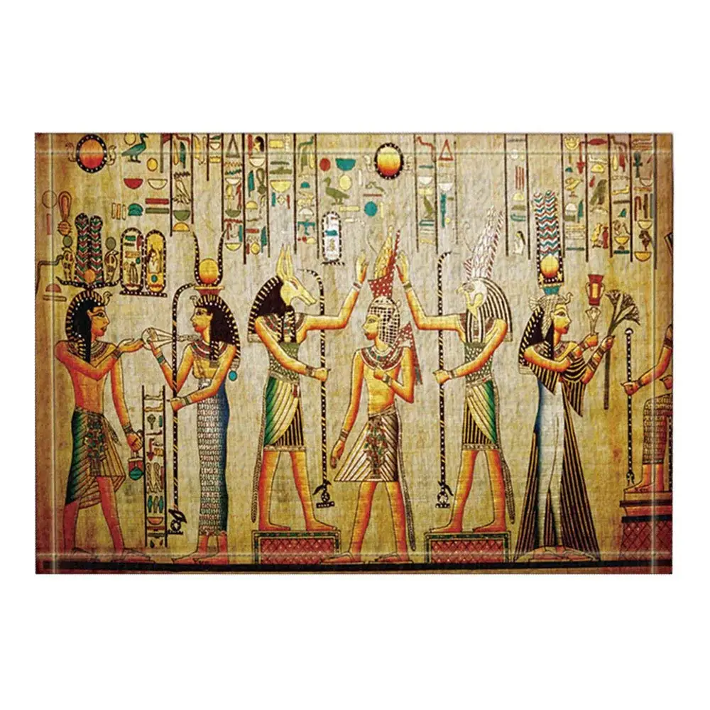 Egyptian Decor Egyptian Pharaoh Bath Rugs Non Slip Doormat Door Mat