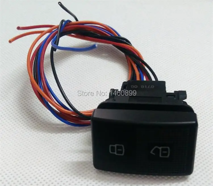 Central locking switch / Door Switch Button ON OFF ,open close + Wire