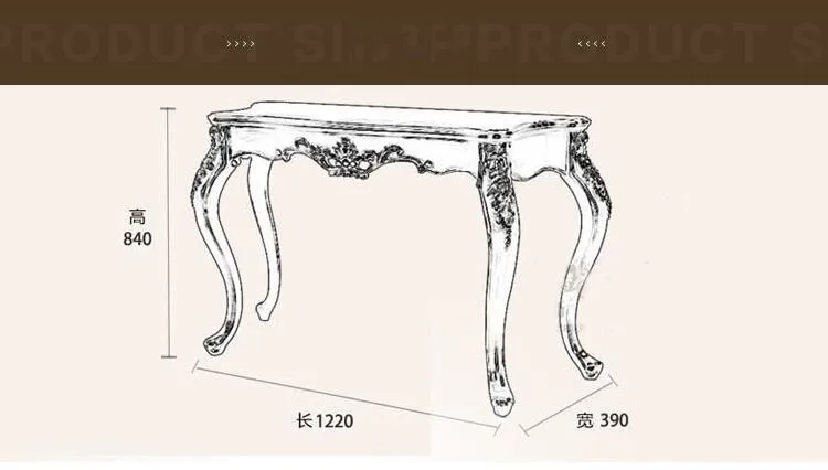 Французский стиль консольный стол Шкаф o1204
