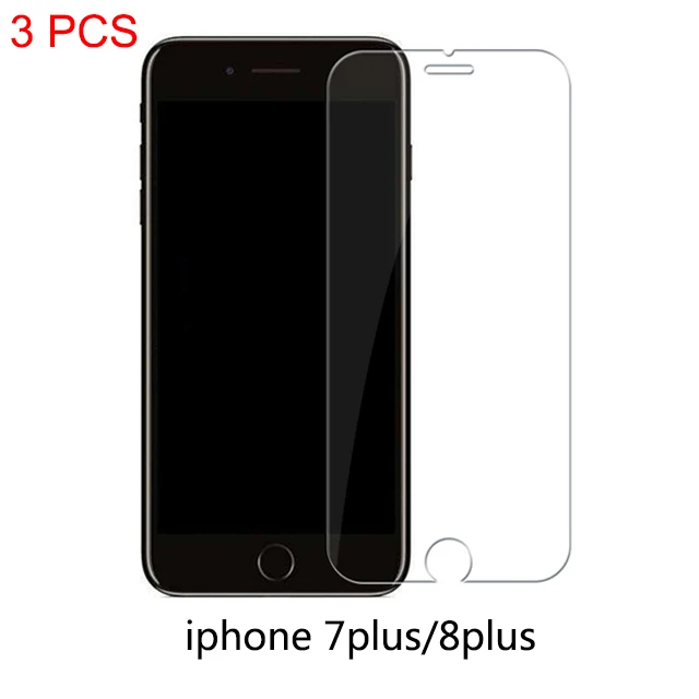 Защитное стекло для iphone 6 7 8 6s Plus X glass flim iphone 7 8x6 защита экрана закаленное стекло на iphone 7 6s - Цвет: For iphone 8 plus