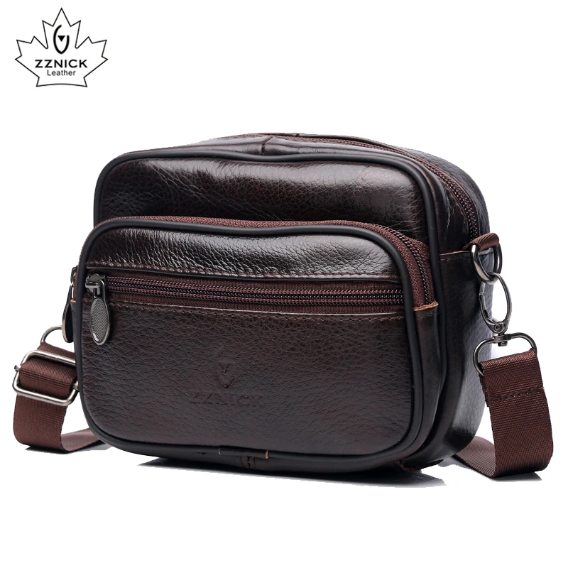ZZNICK 100% جلد أصلي للرجال حقيبة العلامة التجارية الفاخرة مصمم خمر الأعمال حقيبة ساع الكتف Crossbody حقيبة الرجال الذكور حقيبة ZZNICK 100% جلد أصلي للرجال حقيبة العلامة التجارية الفاخرة مصمم خمر الأعمال حقيبة ساع الكتف Crossbody حقيبة الرجال الذكور حقيبة
