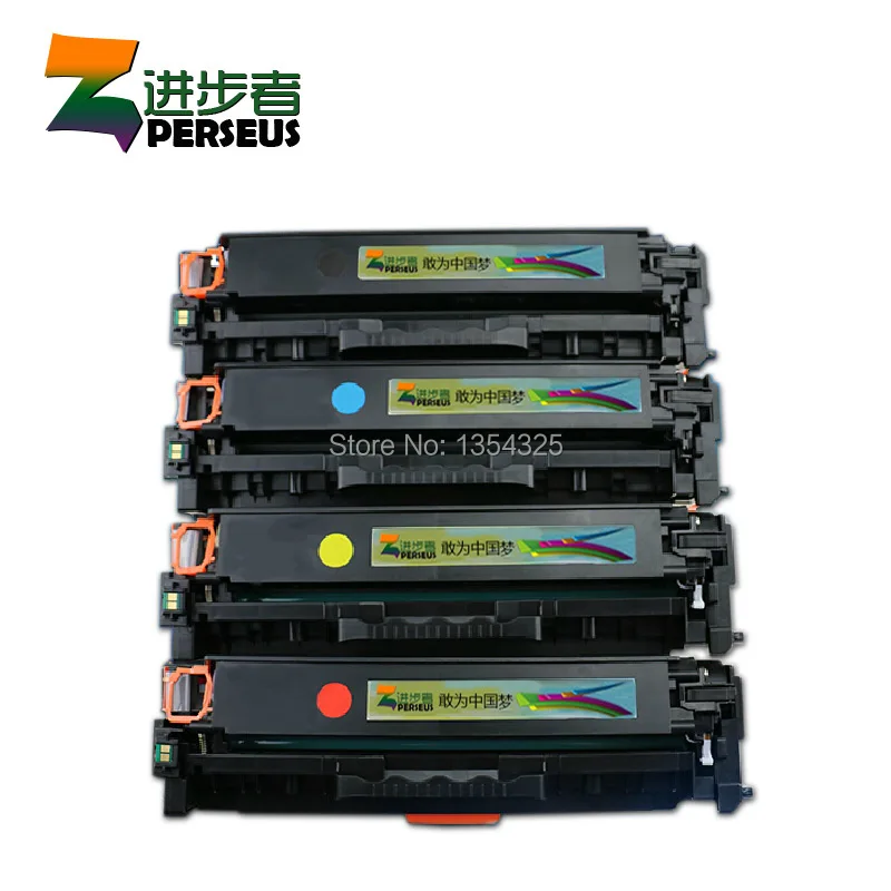 4 Pack HIGH QUALITY TONER CARTRIDGE FOR HP CF380A CF381A CF382A CF383A ...