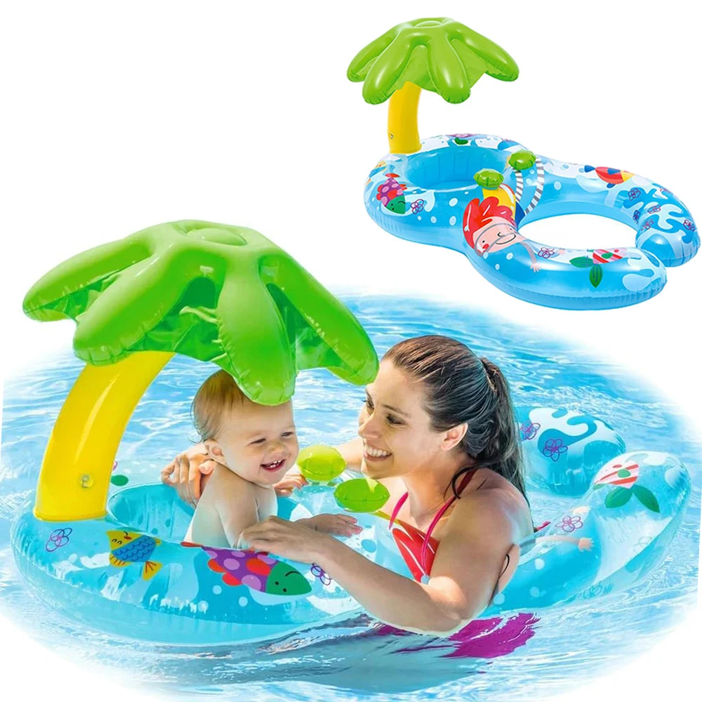 infant pool float with canopy