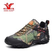 XIANGGUAN New Woman Hiking Shoes Women Waterproof Trekking Boots Green Zapatillas Sports Climbing Shoe Outdoor Walking