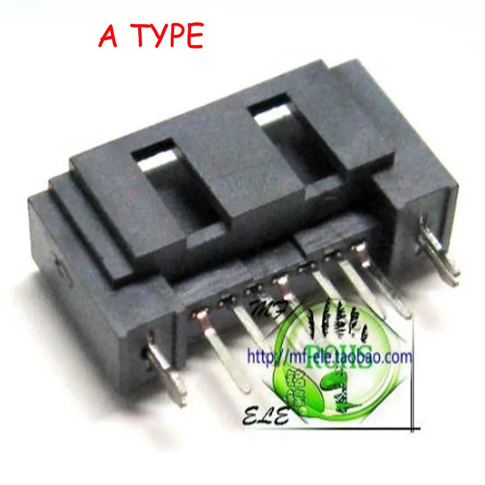 

10pcs SATA interface socket Sata 7P male plug Sata-7P Connector