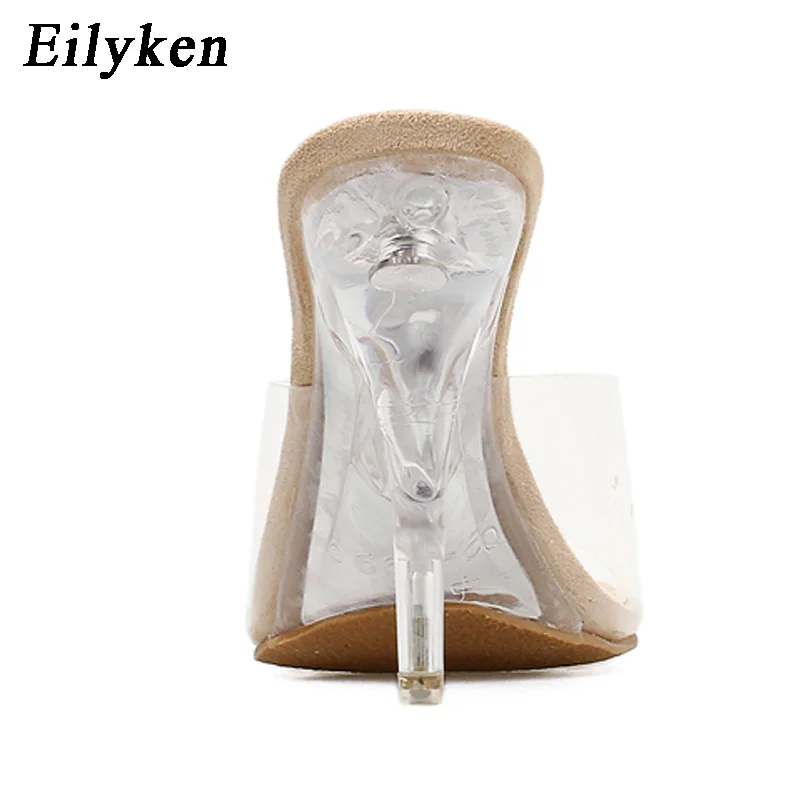 Eilyken/Новинка 2021 года Женские шлепанцы из пвх Прозрачные женские пикантные