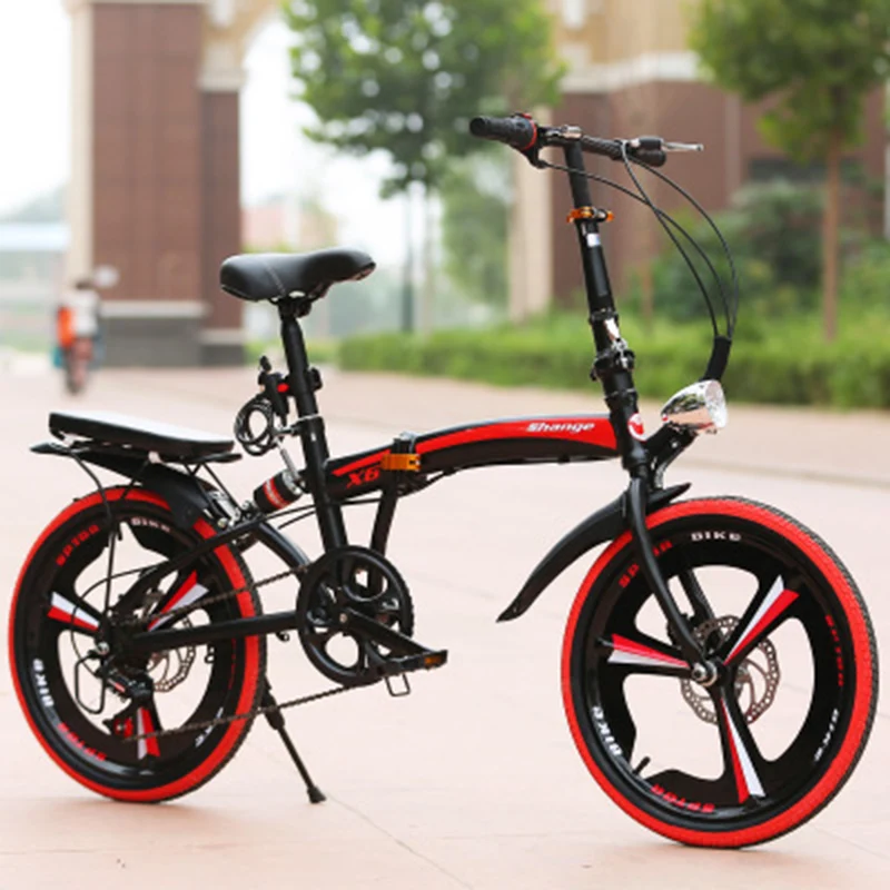 Discount Folding Bicycle 20-Inch Speed Change Three-Knife Disc Brake Men And Women Ultra-Light Students Portable Small Bicycle 3 Discount Folding Bicycle 20-Inch Speed Change Three-Knife Disc Brake Men And Women Ultra-Light Students Portable Small Bicycle 3