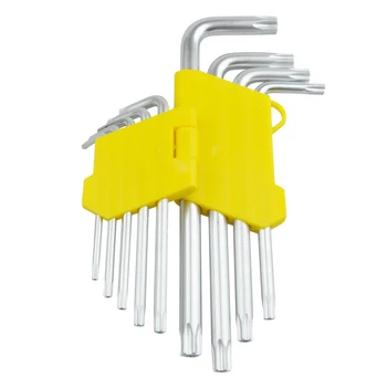 

9 Pieces L Shaft T10 T15 T20 T25 T27 T30 T40 T45 T50 Security Torx Screwdriver Drop Shipping