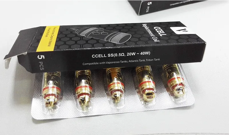 20 шт./лот оригинальная катушка Vaporesso CCELL для электронной сигареты ORC Tank Ni200 0.2ohm 0.5ohm 0.6ohm 0.9ohm сменная катушка электронная сигарета испаритель