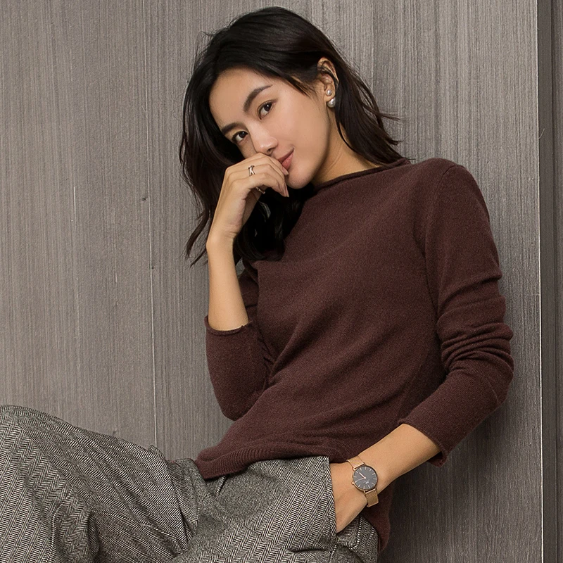 adohon 2018 womens winter Cashmere sweaters and auntmun women knitted Pullovers High Quality Warm Female Oneck Solid Casual adohon 2018 womens winter Cashmere sweaters and auntmun women knitted Pullovers High Quality Warm Female Oneck Solid Casual