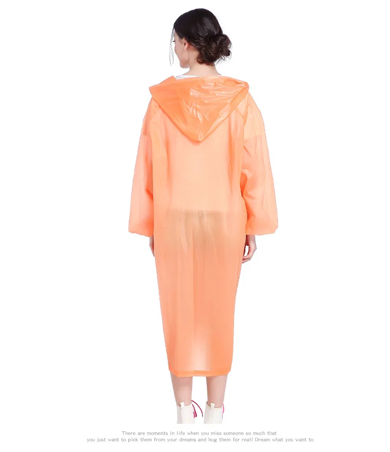 Водонепроницаемый EVA женский плащ и дождевик с капюшоном пончо наружная походная непромокаемая одежда Униформа код плащ для женщин в дождевике