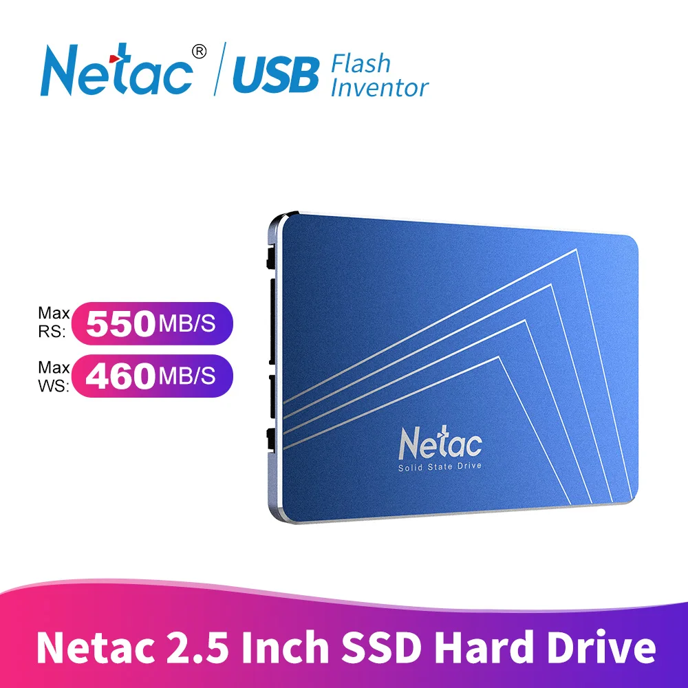 Netac SSD 240 GB 120GB 480GB 2.5'' SSD Hard Drive 60GB 120 960 GB 240GB 1TB Internal Solid State Drive Disk For Laptop Computer