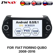 Android 8.1 Car GPS Navigation Head unit For FIAT Fiorino Qubo Citroen Nemo/Peugeot Bipper radio multimedia player no DVD player