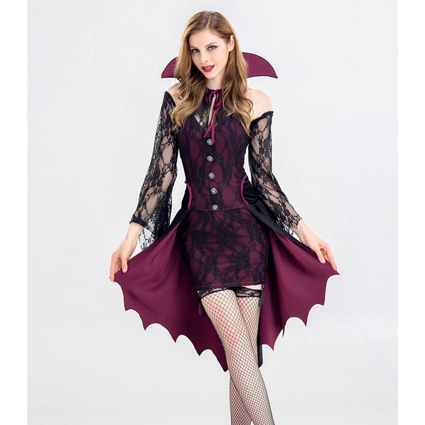 

Halloween Party Costume night wandering soul ghost costume night club Carnival Party playing Witch Costume Vampire Clothing